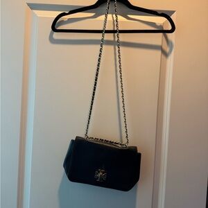 Tory Burch Black Crossbody Bag with Chain Strap